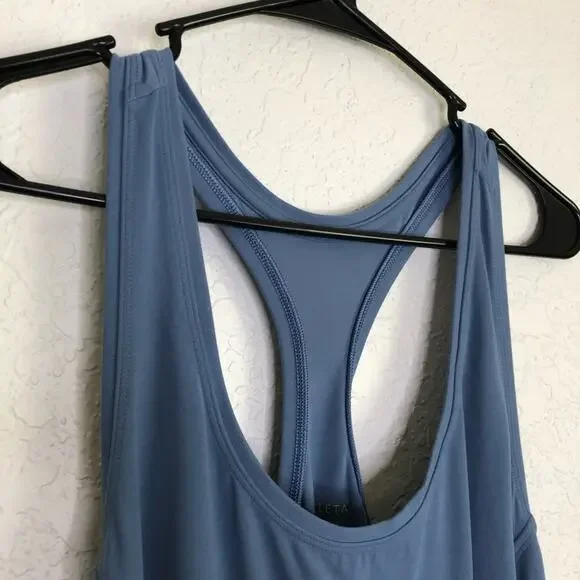 Athleta On My Way blue racerback sleeveless athletic dress size Extra Large XL - Picture 6 of 15